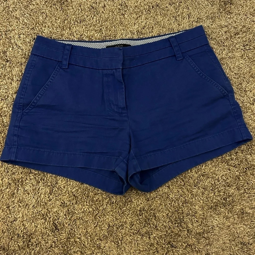 Blue chino shorts